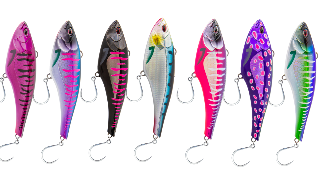 Le Madmacs est un leurre de pêche à la traîne à très grande vitesse qui coule et qui peut être traîné à des vitesses allant jusqu'à 20 nœuds pour les modèles 160 mm et 200 mm et jusqu'à 15 nœuds pour le modèle 130 mm