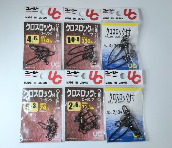 UG ROLLING - ROLLING SWIVELS WITH CROSS LOCK SNAP
