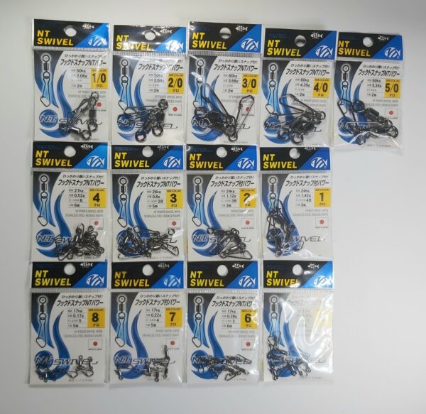 NT SWIVEL - NT POWER SWIVEL WITH STAINLESS STEEL HOOKED SNAP E-20