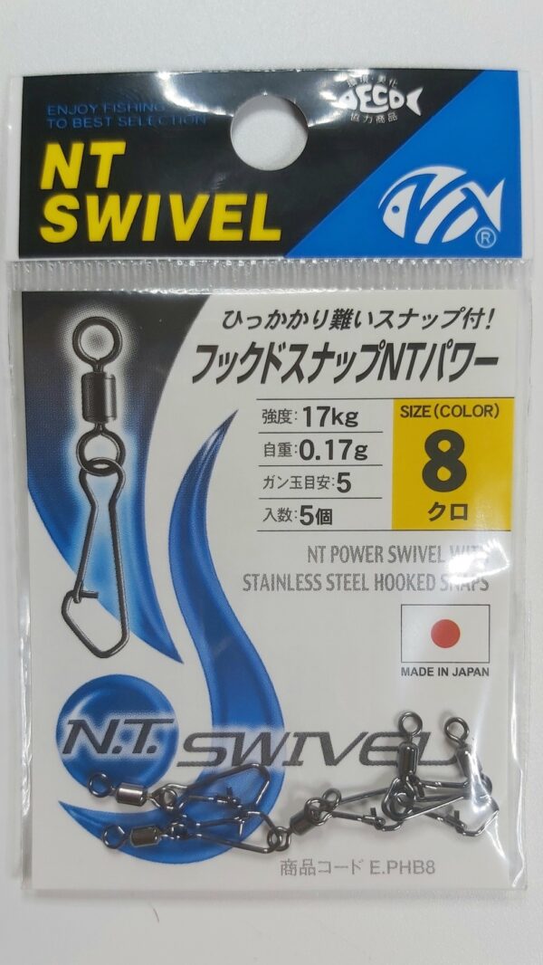 NT SWIVEL - NT POWER SWIVEL WITH STAINLESS STEEL HOOKED SNAP E-20 - Image 11