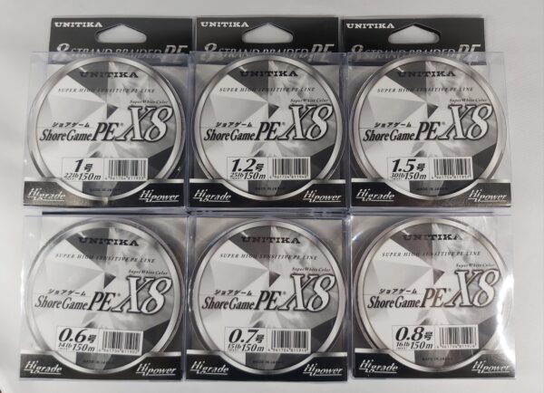 UNITIKA Shore Game PE X8 - 150m