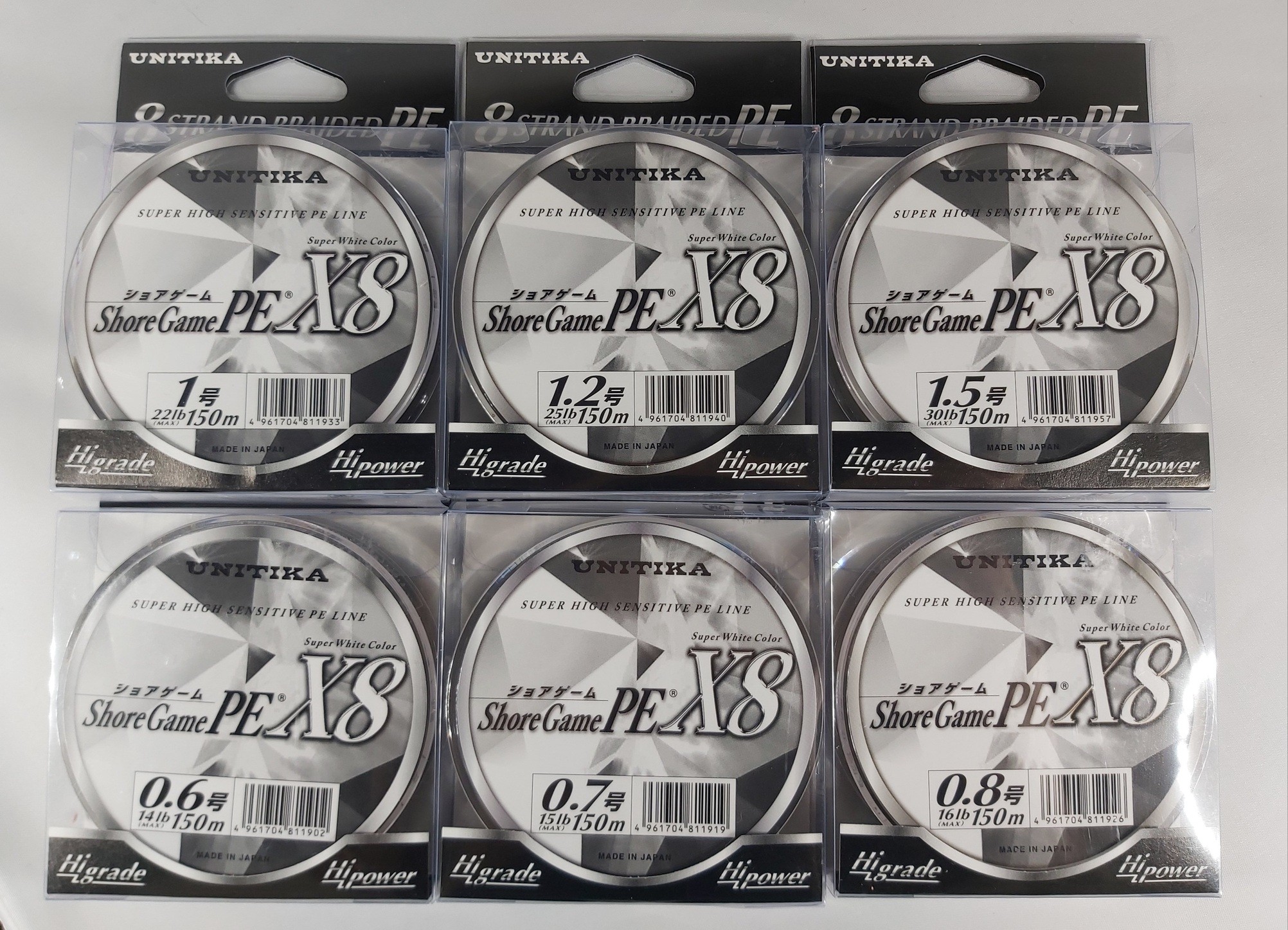 The UNITIKA BRAIDED LINE SHORE GAME PE X8 is the next-generation line that enables ultra-long casting with excellent due to the smooth.