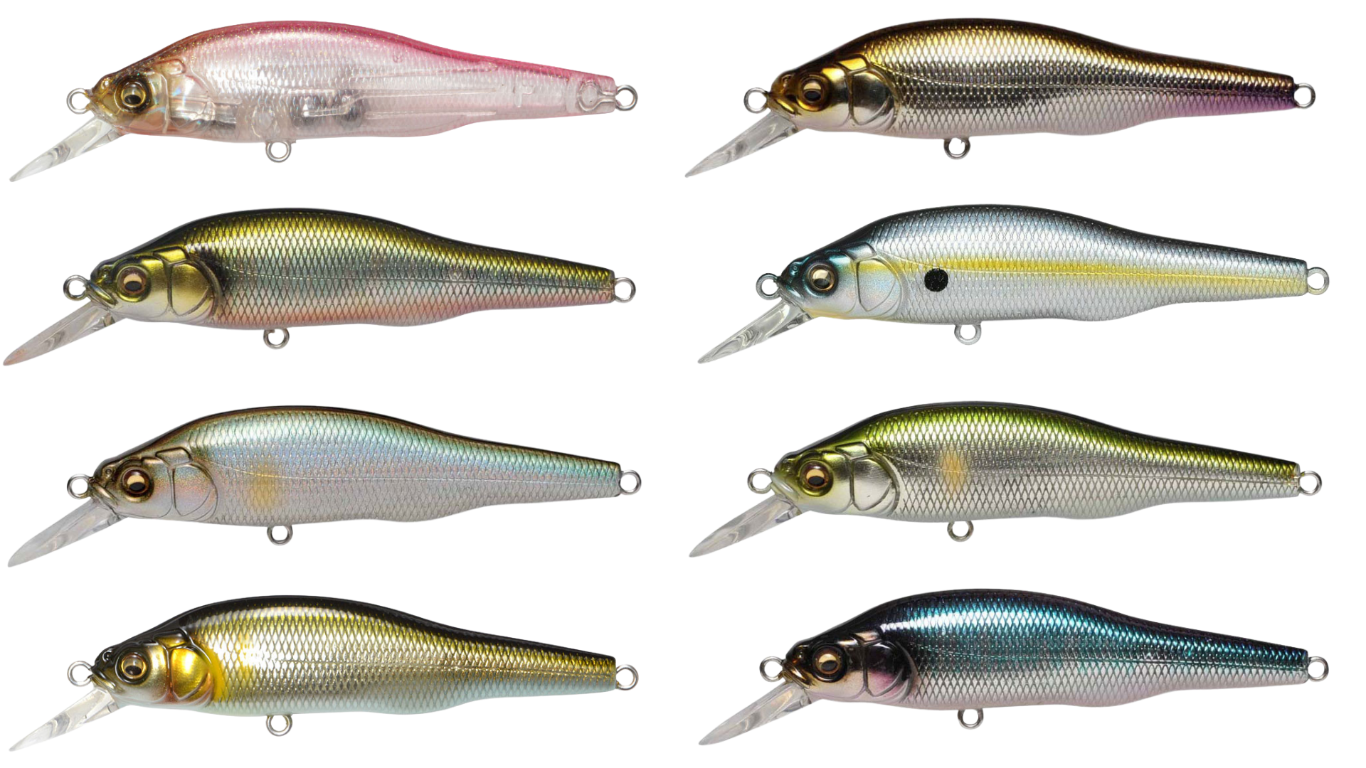 Actuellement, le MEGABASS X-80, qui correspond parfaitement à la forme de base des poissons-appâts du Japon, et/ou Europe et a été développé en revenant fidèlement à l'origine de «l'idée de faire correspondre à un appât».
