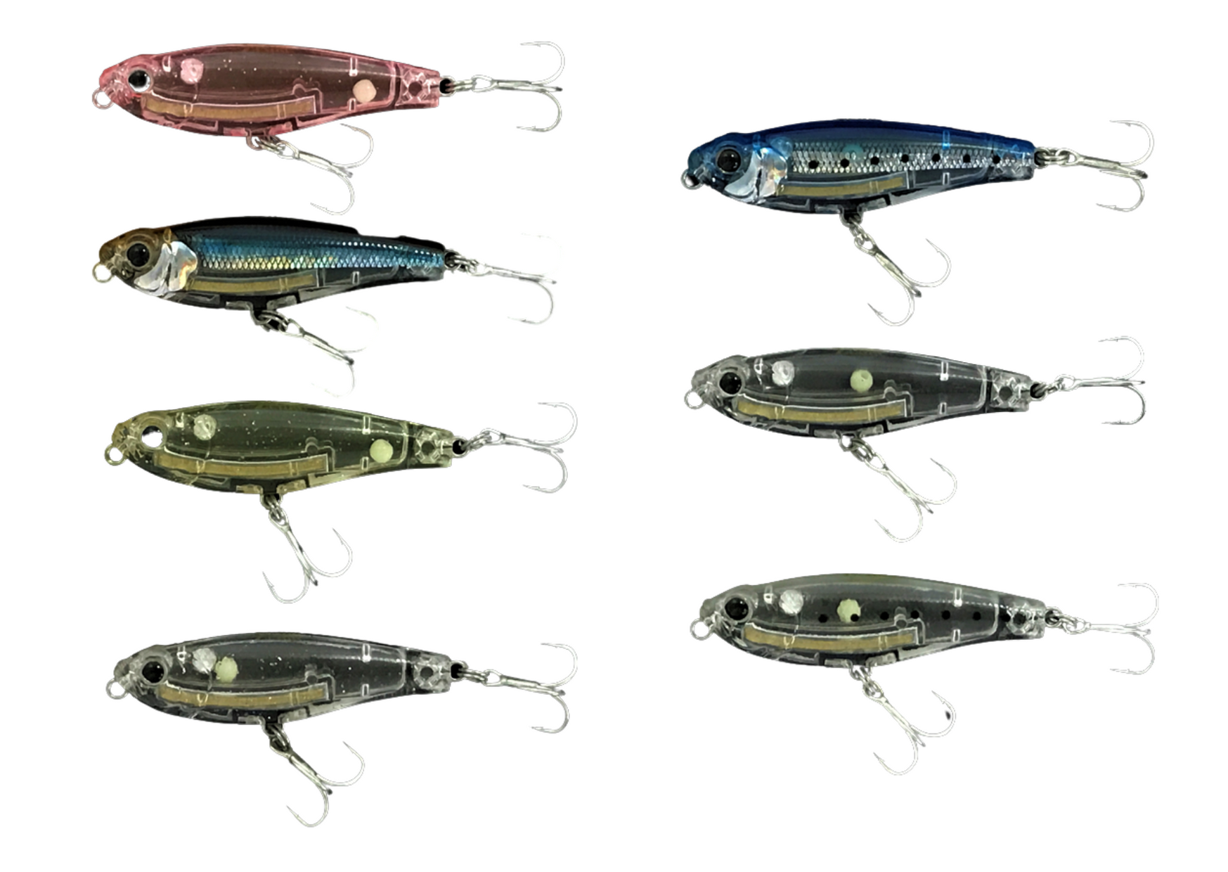 The LEGRA PENCIL by ZEAKE INTERNATIONALE is a small sinking stickbait designed based on the silhouette of a small prey hunted by a predator such as seabass. The light and transparent color of LEGRA PENCIL is used to make its silhouette more natural.