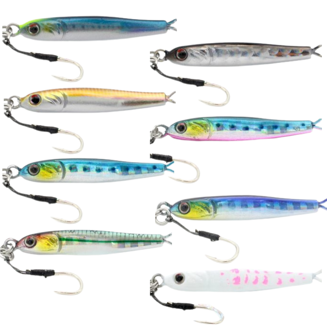 Le MICRO ADDICT ASYMMETRY de chez Little Jack est un Micro casting jig pourvu d'un corps asymétrique qui lui permet de nager en linéaire en scintillant lors du Rolling.