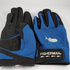 FISHERMAN 3D Fishing Gloves - Bleu