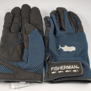 FISHERMAN 3D Fishing Gloves - Bleu Marine