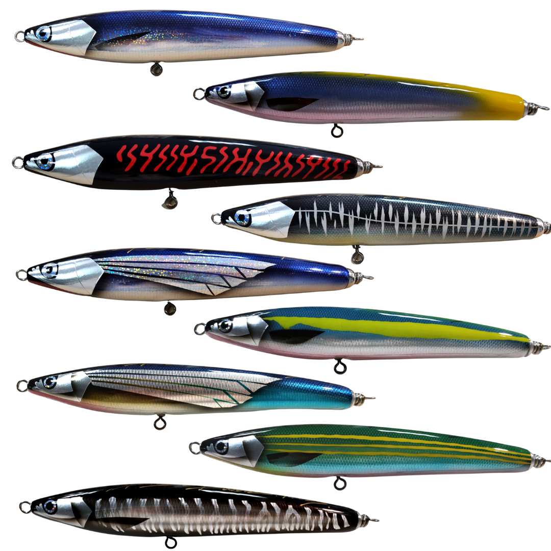 BLAZE GARAGE Lures are made of wood all handcrafted. BLAZE GARAGE pays particular attention to the smallest details as well as to the quality of the products used.
