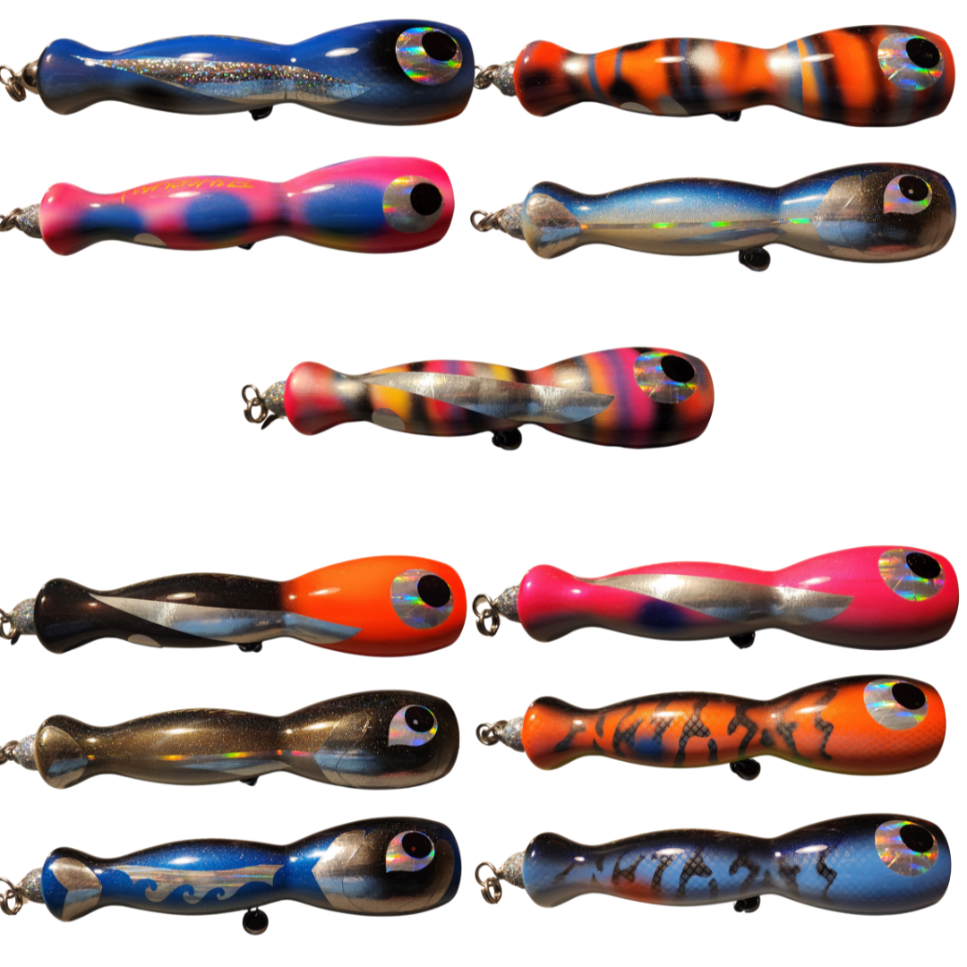 Le FISHERMAN S-POP HP TAIL 200 est un popper de 23cm pour un poids d'environs 200g (+-5g).