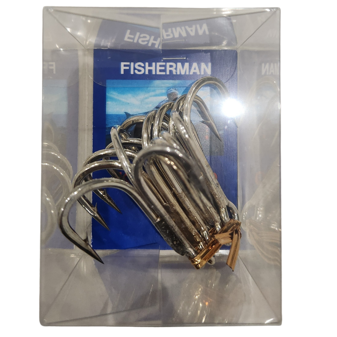 FISHERMAN TREBLE HOOK KG120 6/0 - 5pcs