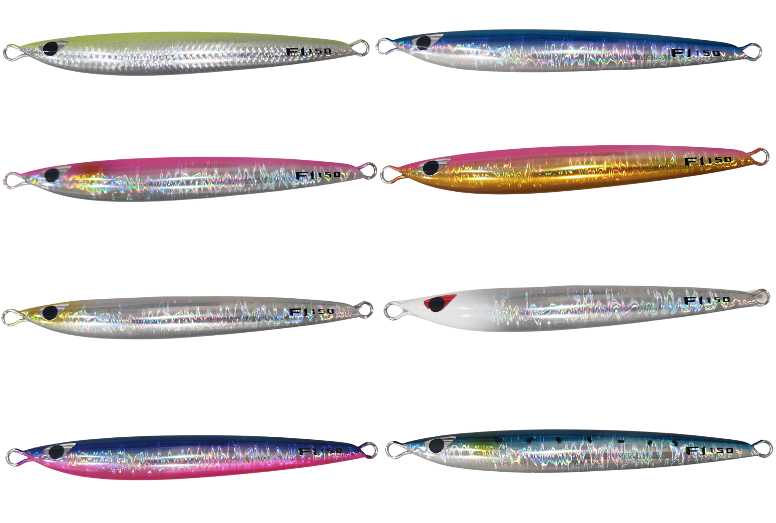 The CB ONE F1 150g is very popular for high-speed action, which is very important when casting jigs. Designed specifically for lateral movement, which has a completely different gravitational load and direction of pull than a vertical jig aimed at the bottom, this lure demonstrates stable manoeuvrability even when moving at high speed.