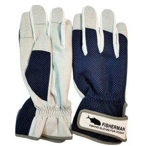 FISHERMAN - FISHING GLOVE -BLEU MARINE