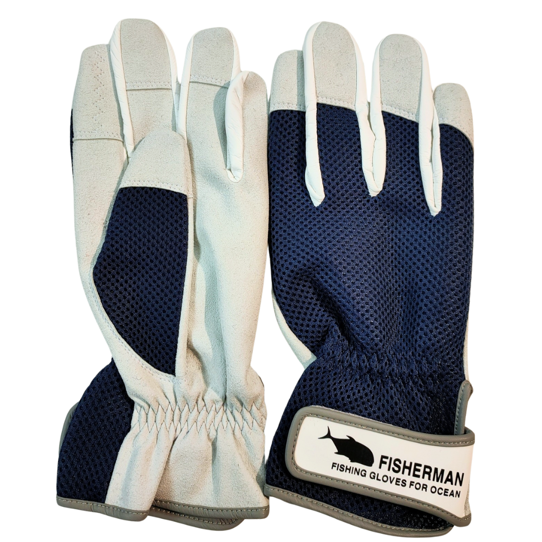 FISHERMAN - FISHING GLOVE -BLEU MARINE