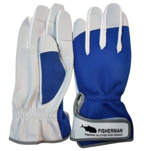 FISHERMAN - FISHING GLOVE -BLEU