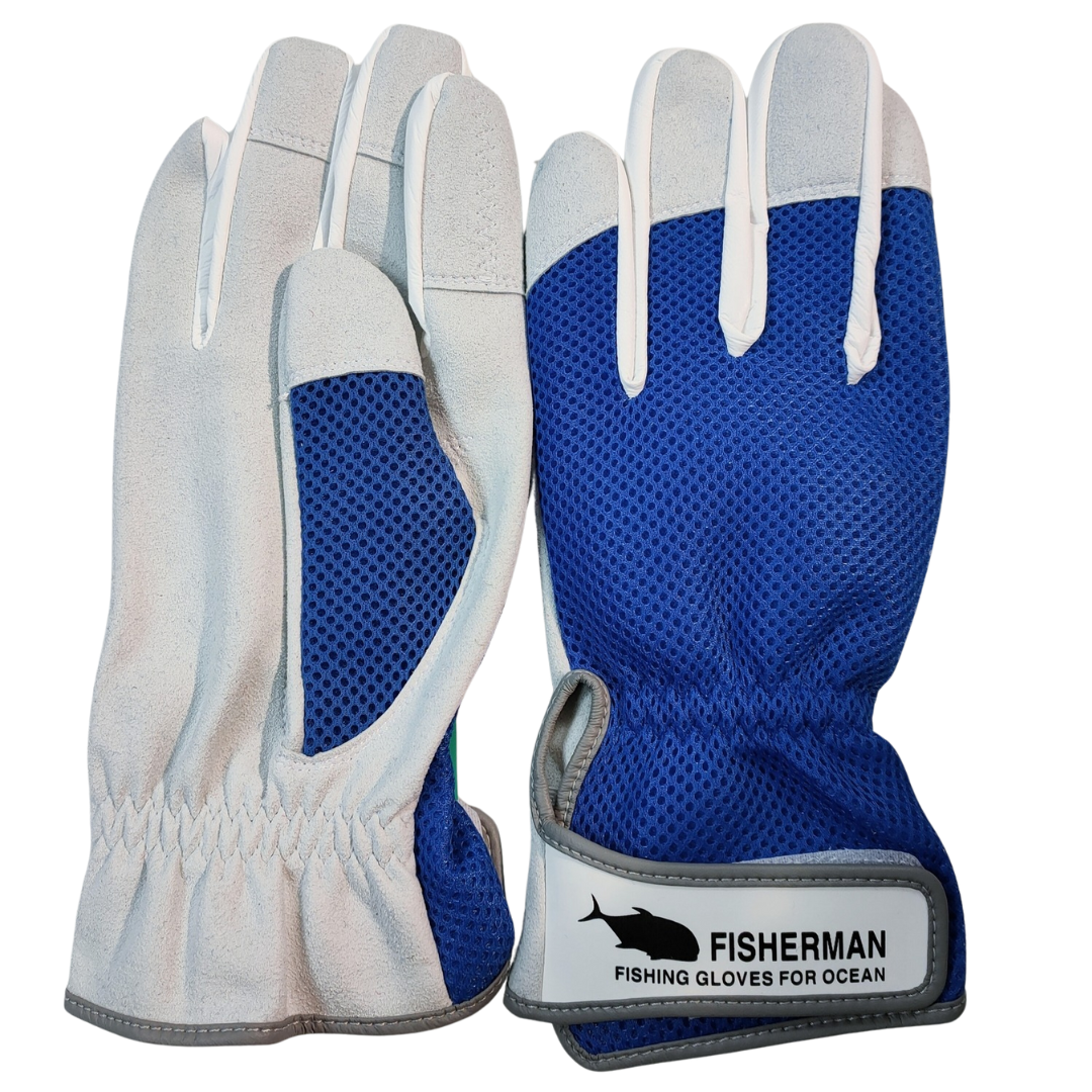 FISHERMAN - FISHING GLOVE -BLEU