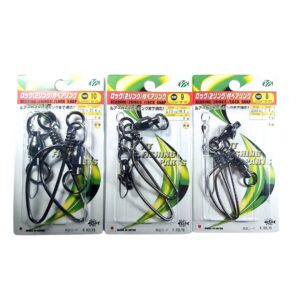 NT SWIVEL - BALL BEARING SWIVEL WITH STAINLESS STEEL LOCK SNAP NOIR
