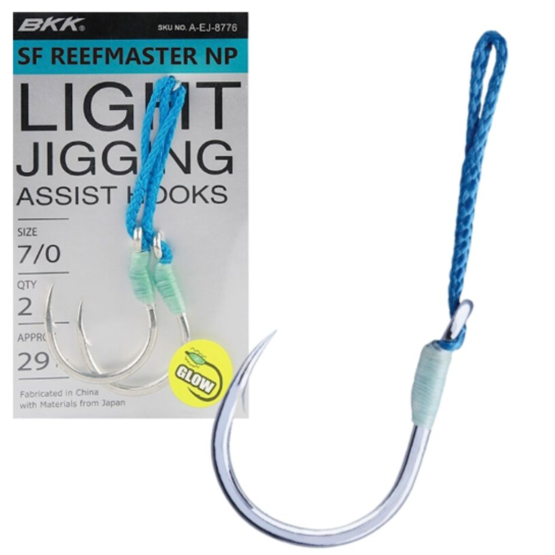 The concept underlying the development BKK SF Reef Master NP jigging assist hook is to provide anglers with a product that can be used straight out of the box with a high cost/performance ratio.