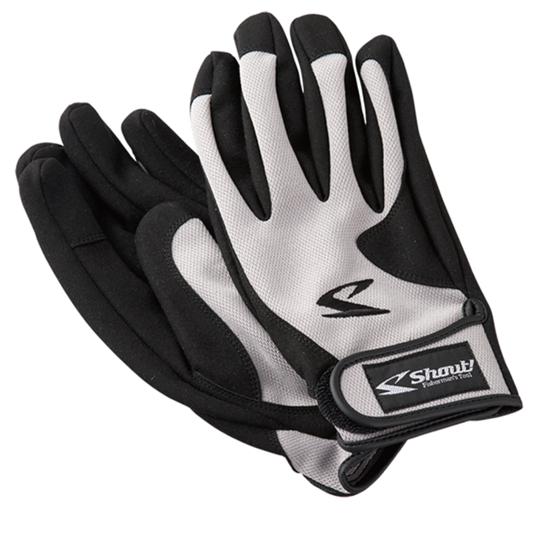 Shout Gants Techniques pour Pêche en Mer Gris