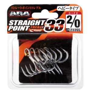 Hameçons Triples Shout Straight Point 33
